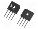 Single-phase bridge rectifier; Urmax: 800V; If: 10A; Ifsm: 220A