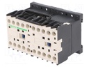 Contactor: 3-pole reversing; NO x3; Auxiliary contacts: NO; 24VDC