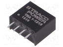 Converter: DC/DC; 1W; Uin: 10.8÷13.2V; Uout: 15VDC; Iout: 65mA; SIP4