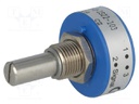 Potentiometer: shaft; single turn; 10kΩ; ±20%; 1W; linear; 6.35mm