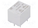 Relay: electromagnetic; SPST-NO; Ucoil: 12VDC; 10A/250VAC; 15A