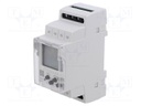 Programmable time switch; Range: 1 year; SPDT x2; 24÷240VAC