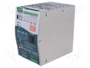 Power supply: buffer; for DIN rail; 240W; 36VDC; 6.6A; 90÷305VAC