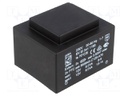 Transformer: encapsulated; 16VA; 230VAC; 12V; 12V; 667mA; 667mA