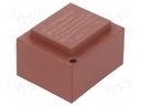 Transformer: encapsulated; 230VAC; 24V; Mounting: PCB