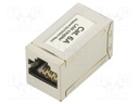 RJ 45 coupler; Cat: 6a; connection 1: 1