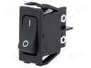 ROCKER; DPST; Pos: 2; ON-OFF; 10A/250VAC; IP40; 100mΩ; UL94V-2