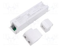 Power supply: switched-mode; LED; 60W; 24VDC; 2500mA; 198÷264VAC