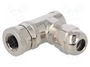Plug; M12; PIN: 5; female; A code-DeviceNet / CANopen; for cable