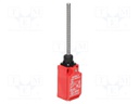 Limit switch; spring, total length 116,8mm; NO + NC; 5A; PG11