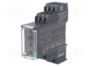 Timer; 0,05s÷300h; DPDT; 250VAC/8A; 24÷240VAC; 24÷240VDC; DIN; IP20