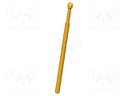 Needle-like test probe; Operational spring compression: 2.2mm