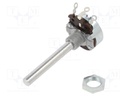 Potentiometer: shaft; single turn; 10kΩ; 4W; ±10%; 6mm; wirewound