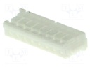 Plug; wire-board; female; ZH; 1.5mm; PIN: 8; w/o contacts; for cable