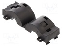 Ferrite: two-piece; on round cable; 43; 0÷85°C; 81Ω; 100MHz