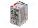 Relay: electromagnetic; 4PDT; Ucoil: 60VDC; 6A/250VAC; 6A/24VDC