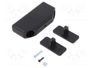 Enclosure: for alarms; X: 35mm; Y: 72mm; Z: 15mm; ABS; black