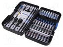 Kit: screwdriver bits; hex key,Phillips,Pozidriv®,slot,Torx®