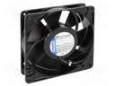 Fan: AC; axial; 230VAC; 127x127x38mm; 180m3/h; 44dBA; ball bearing
