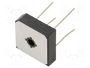 Bridge rectifier: single-phase; Urmax: 1kV; If: 50A; Ifsm: 450A