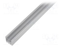 Profiles for LED modules; mat; recessed; L: 2m; aluminium