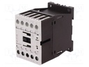 Contactor: 3-pole; NO x3; Auxiliary contacts: NC; 24VDC; 9A; DILM9