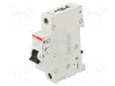 Circuit breaker; 230VAC; 220VDC; Inom: 6A; Poles: 1; Charact: C; 10kA