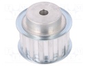 Belt pulley; T10; W: 25mm; whell width: 40mm; Ø: 45.9mm; aluminium
