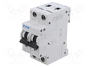 Circuit breaker; 250VDC; Inom: 3A; Poles: 2; DIN; Charact: C; 10kA