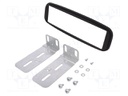 Radio mounting frame; Renault; 1 DIN; black