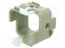 Mounting adapter; Han F+B; Engineering PN: Han F+B 3A adapter