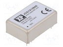 Isolated Board Mount DC/DC Converter, 2:1 Input, ITE, 1 Output, 12 W, 5 V, 2.4 A