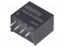 Converter: DC/DC; 3W; Uin: 4.5÷5.5V; 12VDC; Iout: 250mA; SIP4; 2.2g