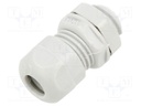 Cable gland; M12; 1.5; IP68; PA; grey