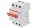 Switch-disconnector; Poles: 3; DIN; 32A; 415VAC; SHD200; IP20,IP40