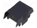 Cover; for enclosures; UL94HB; Series: EH 45; Mat: ABS; black; 45mm