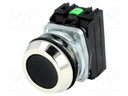 Switch: push-button; Stabl.pos: 1; NC + NO; 30mm; black; IP56; Pos: 2