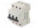 Circuit breaker; 400VAC; Inom: 16A; Poles: 3; Charact: C; 6kA; IP20