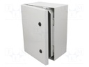 Enclosure: wall mounting; X: 300mm; Y: 400mm; Z: 210mm; ARCA; grey