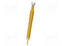 Needle-like test probe; Operational spring compression: 4.2mm