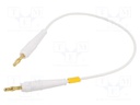 Test lead; 60VDC; 30VAC; 19A; 4mm banana plug-4mm banana plug