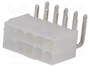 Socket; wire-board; male; MF42; 4.2mm; PIN: 10; THT; 7A; tinned