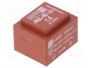 Transformer: encapsulated; 1.8VA; 230VAC; 15V; 120mA; Mounting: PCB