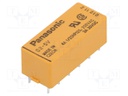 Relay: electromagnetic; (SPST-NO + SPST-NC) x2; Ucoil: 5VDC; 130Ω