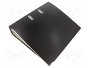 Ring binder; A4; black; W: 75mm