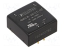 Converter: DC/DC; 6W; Uin: 18÷75V; 12VDC; Iout: 500mA; 1"x1"; 14g