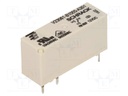 Relay: electromagnetic; SPDT; Ucoil: 12VDC; 8A/240VAC; 8A/30VDC; 8A