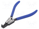 Pliers; for circlip; external; 19÷60mm; Pliers len: 170mm; angular