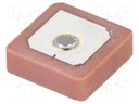 Antenna; GLONASS,GPS; RHCP; 50Ω; 1,575÷1,610GHz; 13x13x4mm