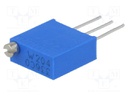 Potentiometer: mounting; vertical,multiturn; 200kΩ; 500mW; THT
